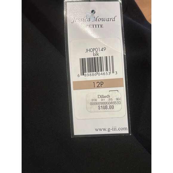 Jessica Howard Women’s Dress. Size 12P. MIDI. Gold Detail. NWT. Orig $108 - Picture 4 of 10